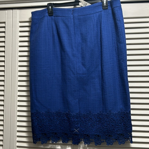 NWT Talbots Crochet Trimmed Skirt - Picture 3 of 6
